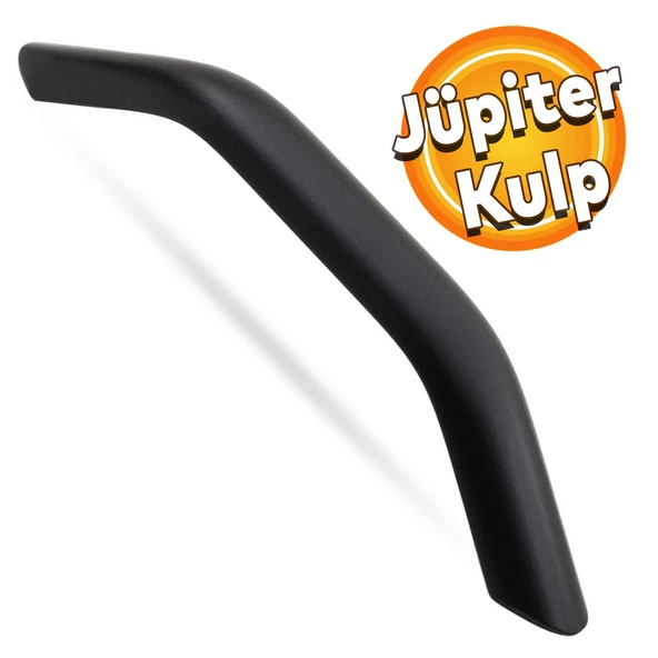 Jüpiter Çekmece Dolap Dolabı Kulpu Kulbu (128 MM-12.8 CM) Mat Siyah Metal Mobilya Mutfak Kulpları ürün görseli 1