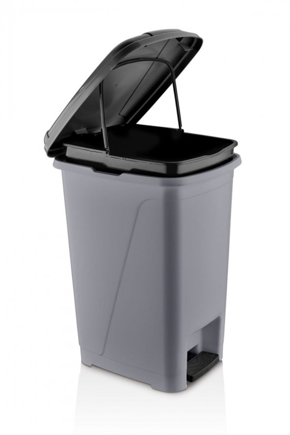 Iç Kovalı Pedallı Çöp Kovası 25 Litre Metalik ürün görseli 1