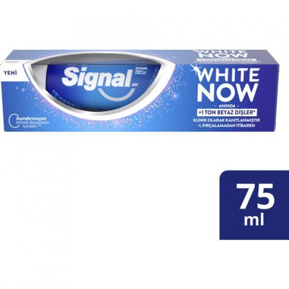 Signal Diş Macunu White Now Anında +1 Ton Beyaz Dişler 75 ML ürün görseli 1