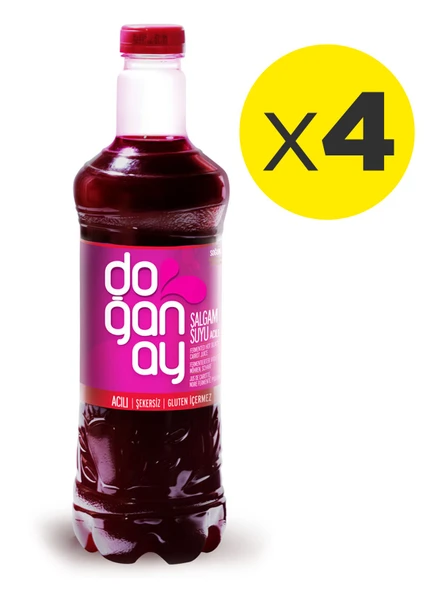 Doğanay Şalgam Suyu 1 lt Pet Acılı x 4 Adet ürün görseli 1