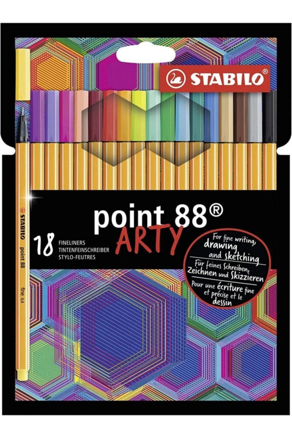 Stabilo Point 88 Arty İnce Keçe Uçlu Kalem Seti 18 Li ürün görseli 1