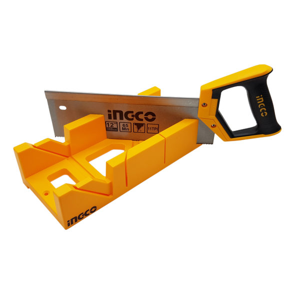 INGCO HMBS3008 Şevli Klampaj Kutu Testere Seti Mitre Box - Resim 2