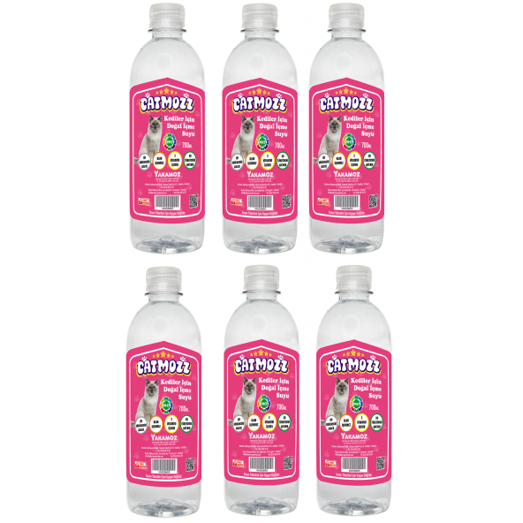 CatMozz Cat Water Kediler Için Doğal Içme Suyu 700 ml X 6 Adet ürün görseli 1