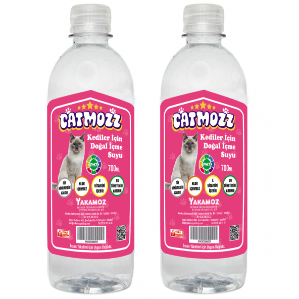 CatMozz Cat Water Kediler Için Doğal Içme Suyu 700 ml X 2 Adet ürün görseli 1