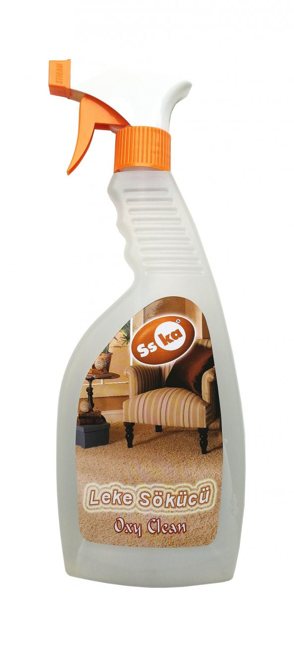 SSKA Oxy Clean - Tekstil Koltuk Halı Perde Leke Çıkarıcı Sökücü - 500 Ml. - Sprey ürün görseli 1