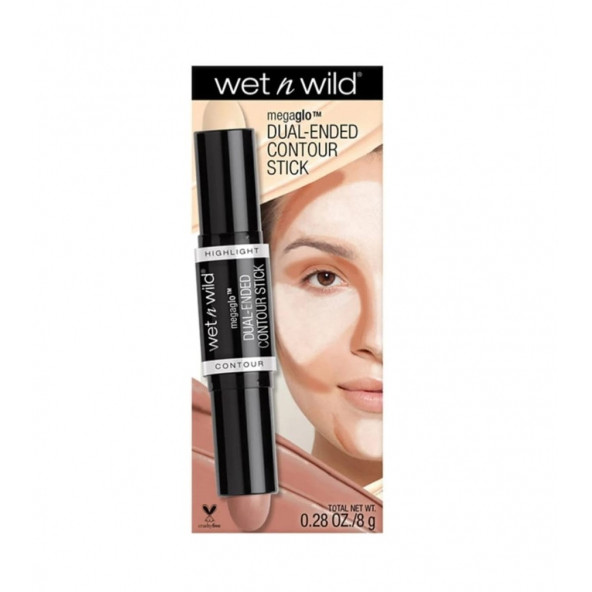 wet n wild MegaGlo Dual-Ended Contour Stick Kontür Light/Medium ürün görseli 1