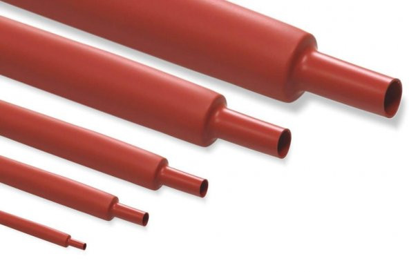Isı ile 2/1 Daralan Makaron 4.8 mm - Kırmızı - 100 Metre ürün görseli 1