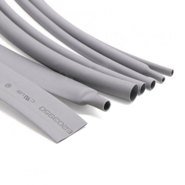 Isı ile 2/1 Daralan Makaron 4.8 mm - Gri - 100 Metre ürün görseli 1