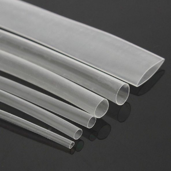 Isı ile 2/1 Daralan Yassı Makaron 4.8 mm - Şeffaf - 100 Metre ürün görseli 1