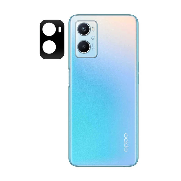Gpack Oppo A96 4G Kamera Lens Koruyucu Cam Siyah ürün görseli 1