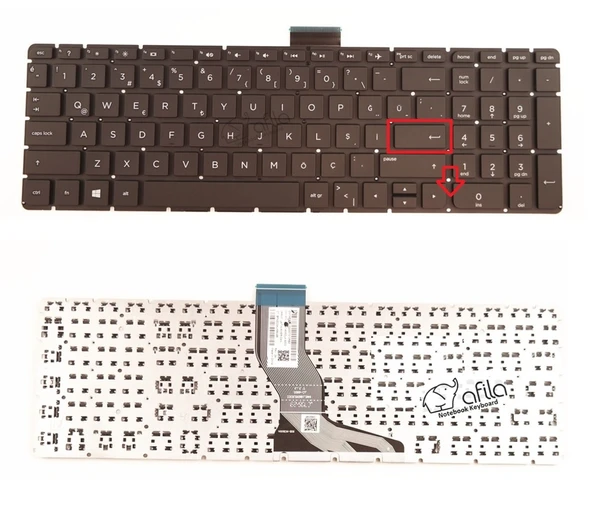 Hp Pavilion 15-BC412NT, 15-BC413NT Klavyesi (Siyah TR) - Resim 4