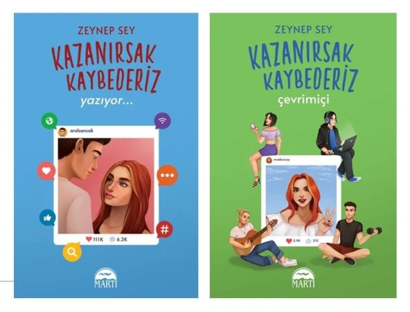 Zeynep Sey Kazanırsak Kaybederiz Çevrimiçi Yazıyor (2 Kitap) Set ürün görseli 1