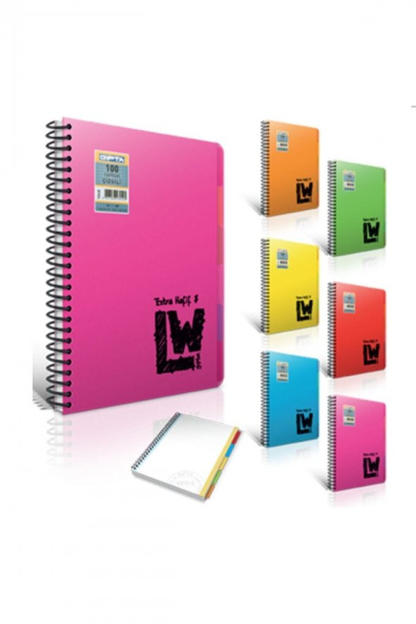 Gıpta - LW Extra Hafif PP Kapak Defter A4 150yp. (2025) ürün görseli 1