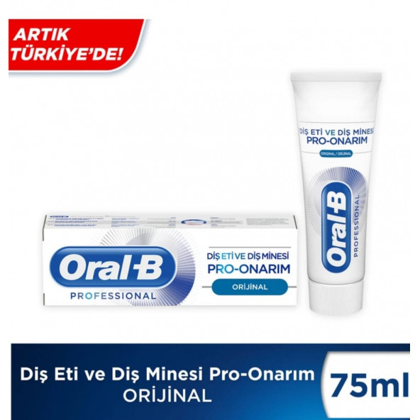 Oral-B Professional Diş Eti ve Diş Minesi Pro Onarım Diş Macunu 75 ML ürün görseli 1