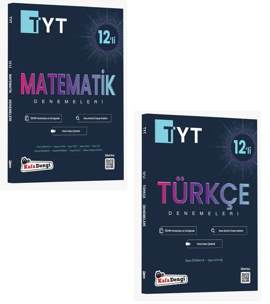 Kafadengi 2025 Tyt Matematik Türkçe Branş Deneme Seti ürün görseli 1