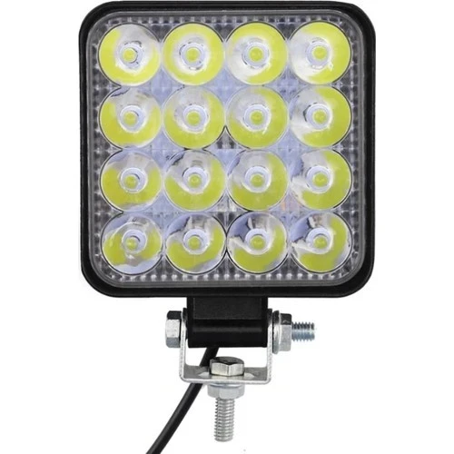 Ars Arsvision 16 LED Kare (1 Adet) Off Road Iş Makinası Çalışma Lambası Sis Farı ürün görseli 1