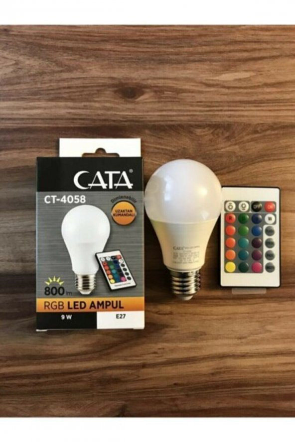 Kumandalı Rgb Led Ampul - Resim 3