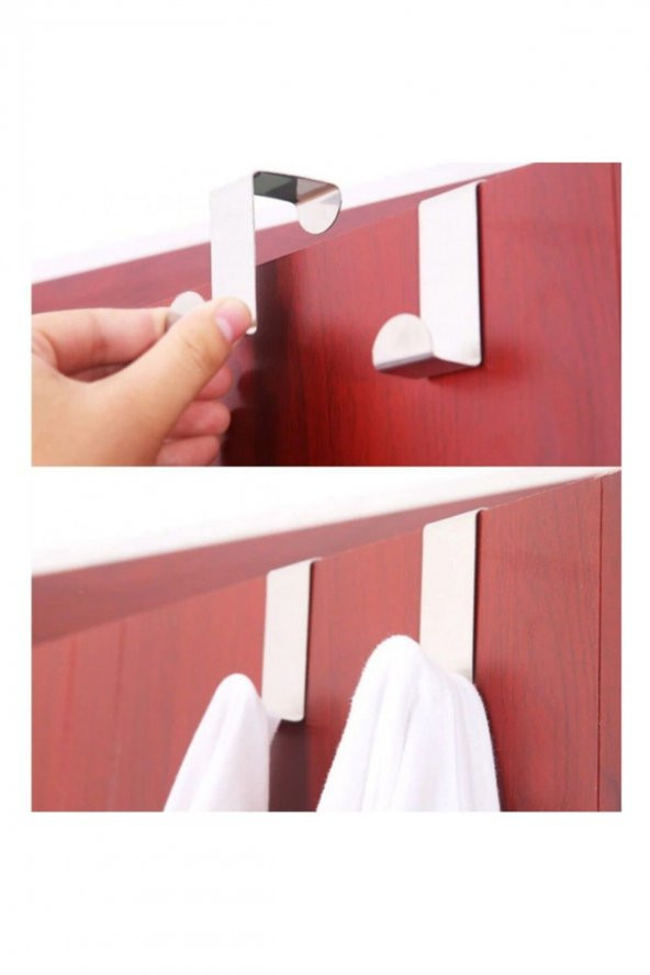 Kapı Arkası Metal Askı 4lü Paket - Resim 2