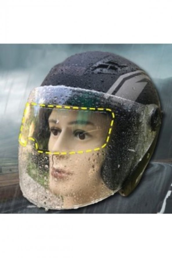 Motosiklet Kaskı Için Yağmur Kaydırıcı ürün görseli 1