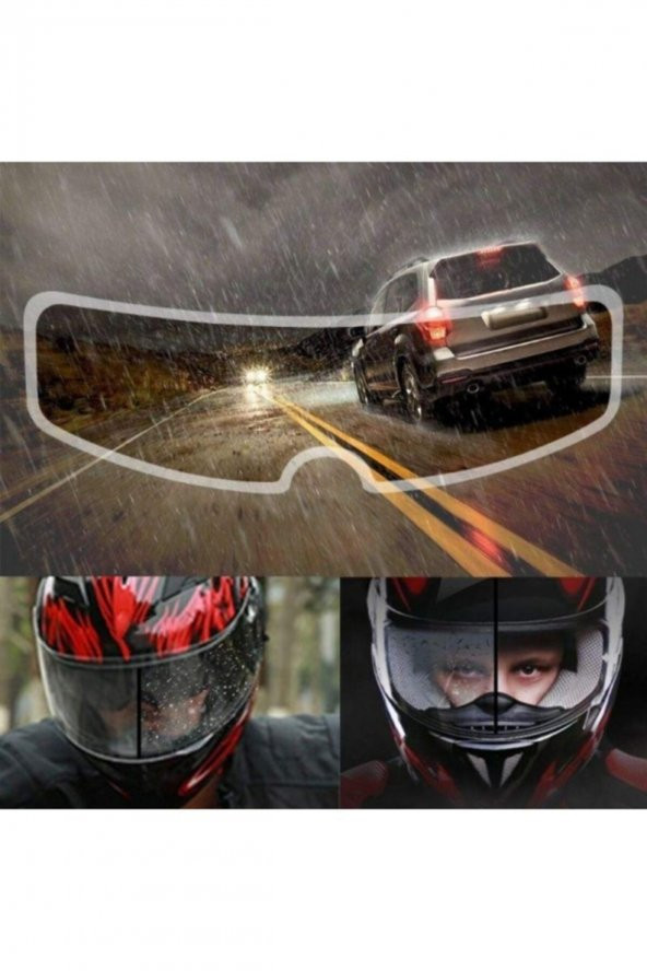 Kask Yağmur Kaydırıcı - Anti-sis Hidrofobik Film ürün görseli 1