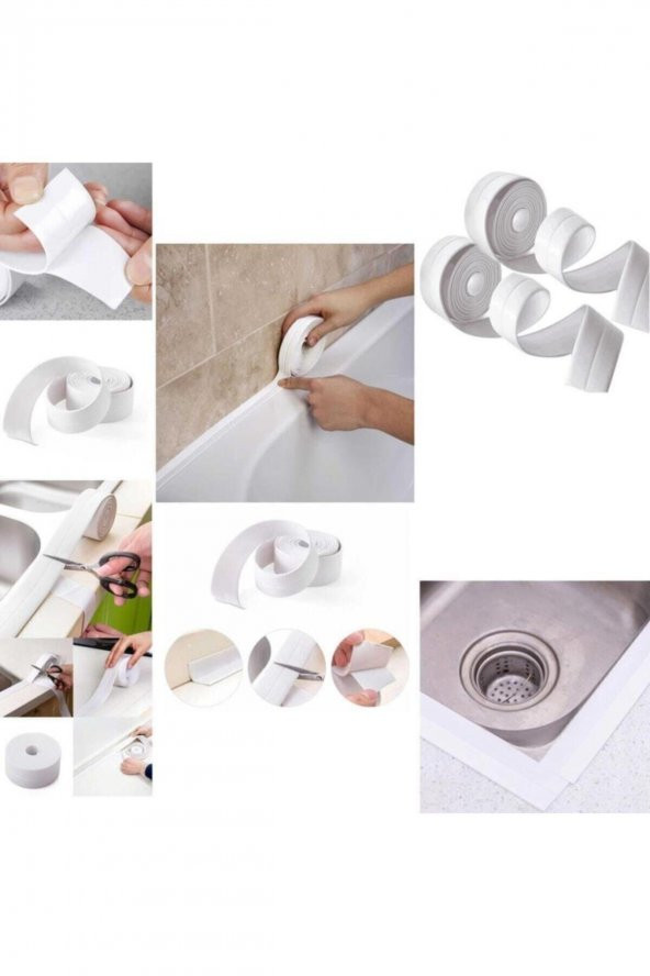 Su Sızdırmaz Banyo Mutfak Lavabo Küvet Izolasyon Şerit Bant ürün görseli 1