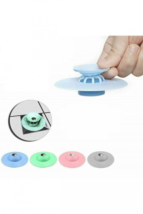 Lavabo Küvet Tıkacı 3 Adet Mutfak Banyo Gider Tıpası Kapağı Tıkaç Süzgeç ürün görseli 1