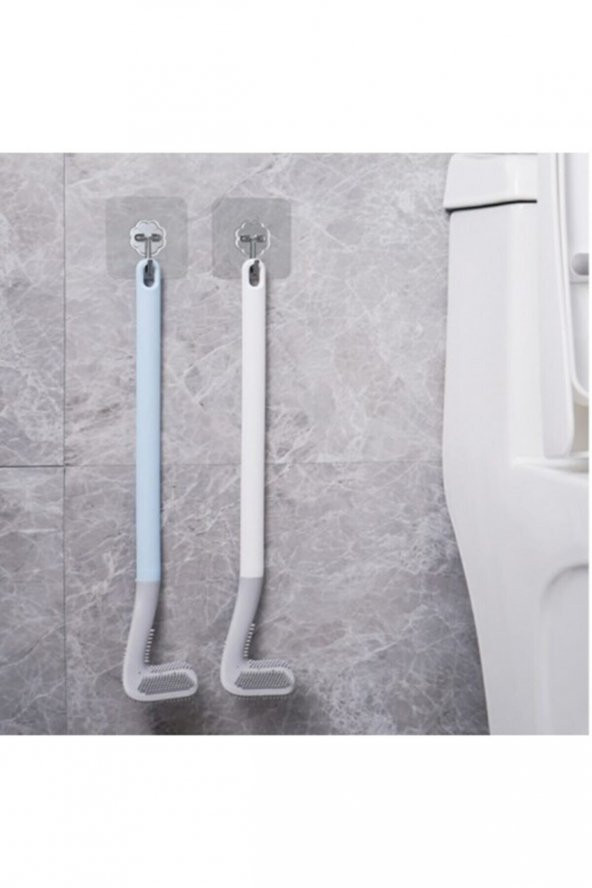 Ergonomik Tasarımlı Silikon Tuvalet Fırçası - Resim 3