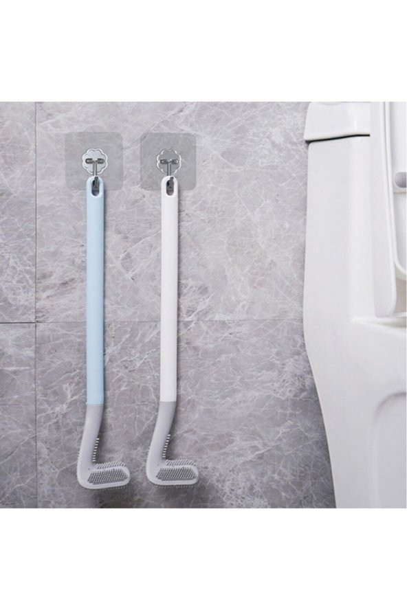 Ergonomik Tasarımlı Silikon Tuvalet Fırçası - Resim 7