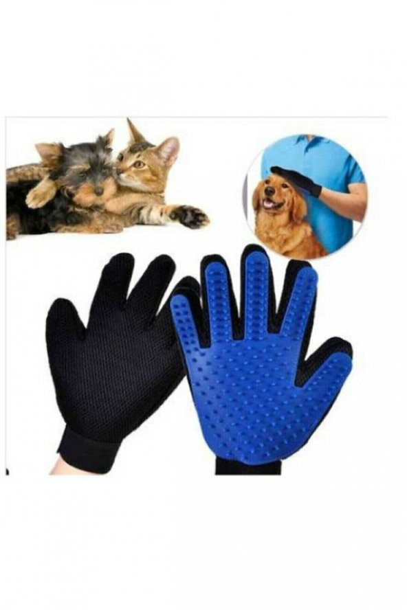 Kedi Köpek Tüy Alma Toplama Eldiveni Kıl Toplayıcı Eldiven Mavi ürün görseli 1