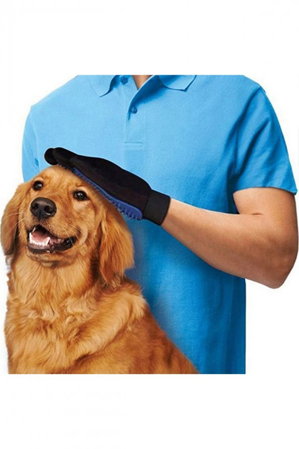 Köpek Kedi Saç Tüy Toplama Temizleme Eldiveni Yapışkanlı Tarama ürün görseli 1