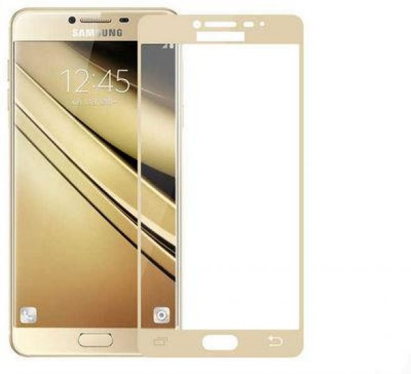 Galaxy A7 2016 Ekranı Tam Kaplayan Cam Koruyucu ürün görseli 1