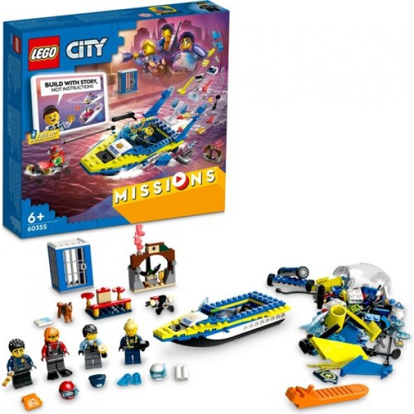 LEGO City 60355 Water Police Detective Missions ürün görseli 1