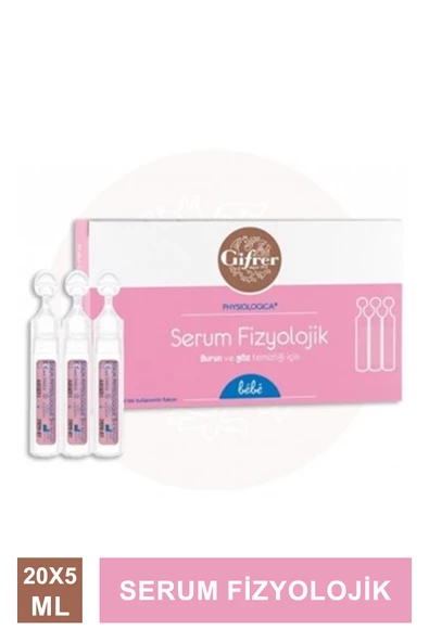 Gifrer Serum Fizyolojik 20 x 5 ml ürün görseli 1