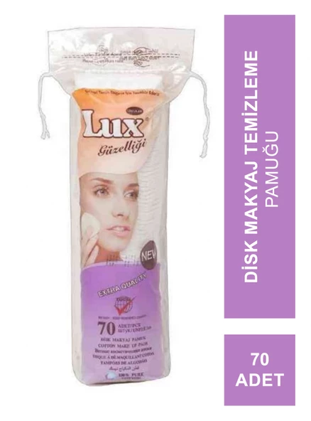 Lux Disk Makyaj Temizleme Pamuğu 70 Adet ürün görseli 1