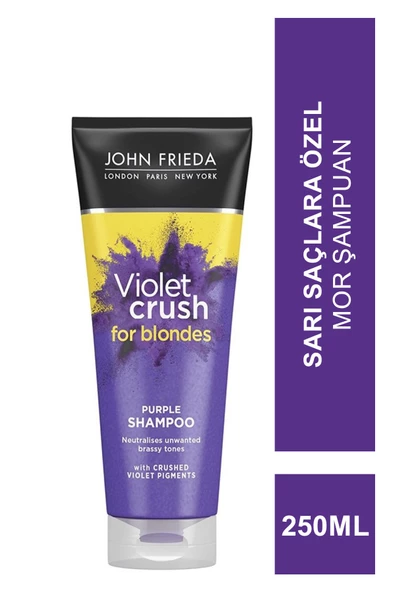 John Frieda Violet Crush Purple Shampoo Sarı Saçlara Özel  Mor Şampuan 250 ml ürün görseli 1