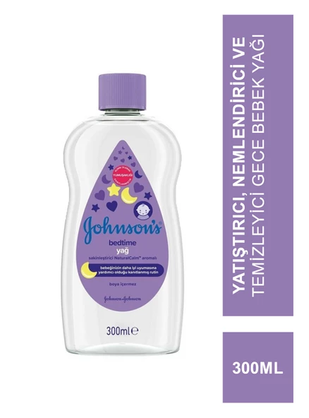 Johnsons Baby Bedtime Yağ 300 ml ürün görseli 1