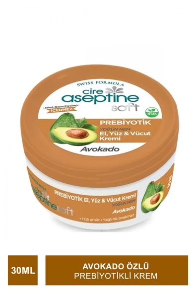 Cire Aseptine Soft Avokado Özlü Yoğun Nemlendirici Prebiyotikli Krem 30 ml ürün görseli 1