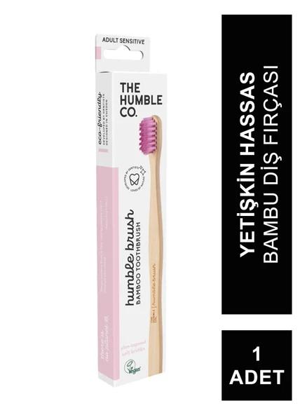 Humble Brush Ekolojik Bambu Hassas Diş Fırçası Yetişkin, Lila ürün görseli 1