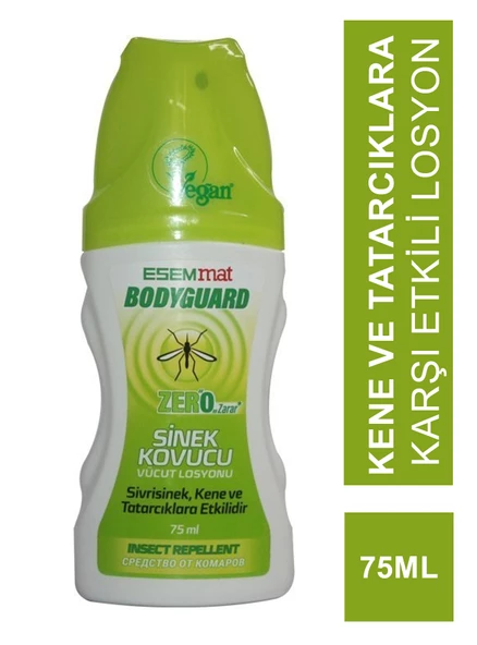Esemmat Bodyguard Zero Sinek Kovucu Losyon 75 ml ürün görseli 1