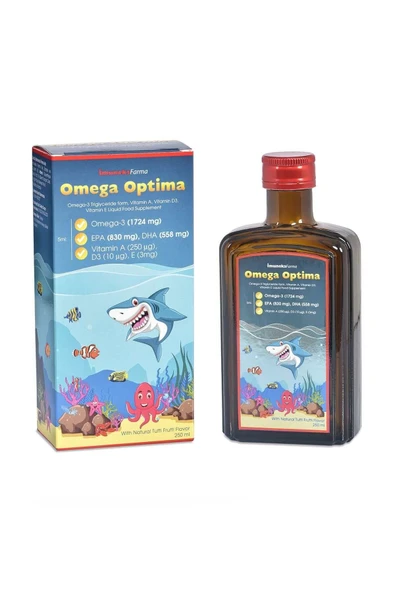 İmuneks Omega Optima Şurup 250 ml ürün görseli 1