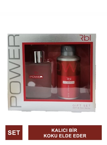 Rebul Power EDT Erkek Parfüm 50 ml ve Deodorant 150 ml Seti ürün görseli 1
