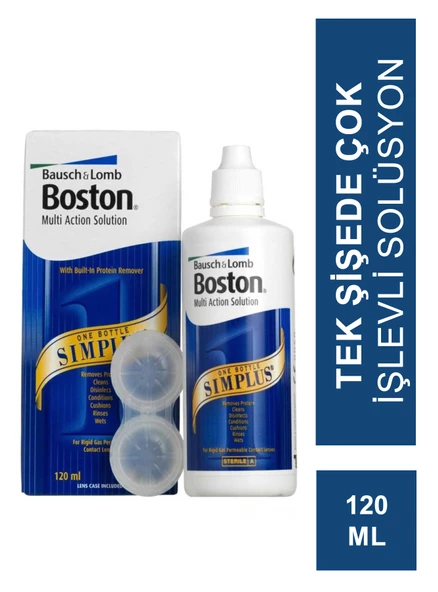 Boston Simplus Sert Lens Solüsyonu 120 ml ürün görseli 1