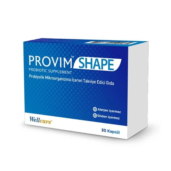 Wellcare Provim Shape Takviye Edici Gıda 30 Kapsül ürün görseli 1