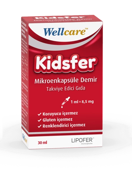 Wellcare Kidsfer 30 ml ürün görseli 1