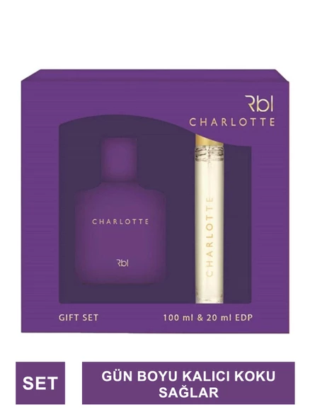 Rebul Charlotte EDP Kadın Parfüm 50 ml ve Deodorant 150 ml Seti ürün görseli 1