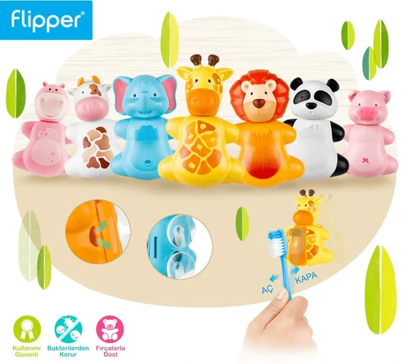 Flipper Diş Fırçası Hijyenik Saklama Kabı ürün görseli 1