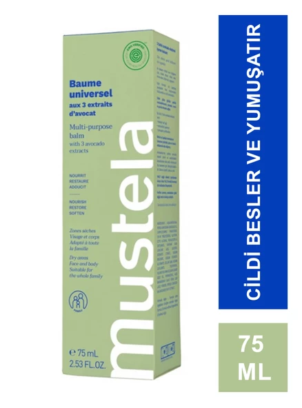Mustela Multi-Purpose Balm 3 Etkili Avokado Balsam 75 ml ürün görseli 1