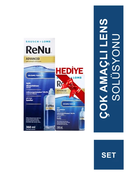 Renu Advanced Lens Solüsyonu 360 + 100 ml Tanışma Paketi ürün görseli 1