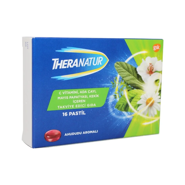 Theranatur Ahududu Aromalı Pastil 16 Adet ürün görseli 1
