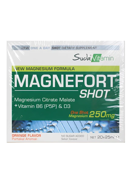 Suda Vitamin Magnefort Shot 20x25 ml ürün görseli 1